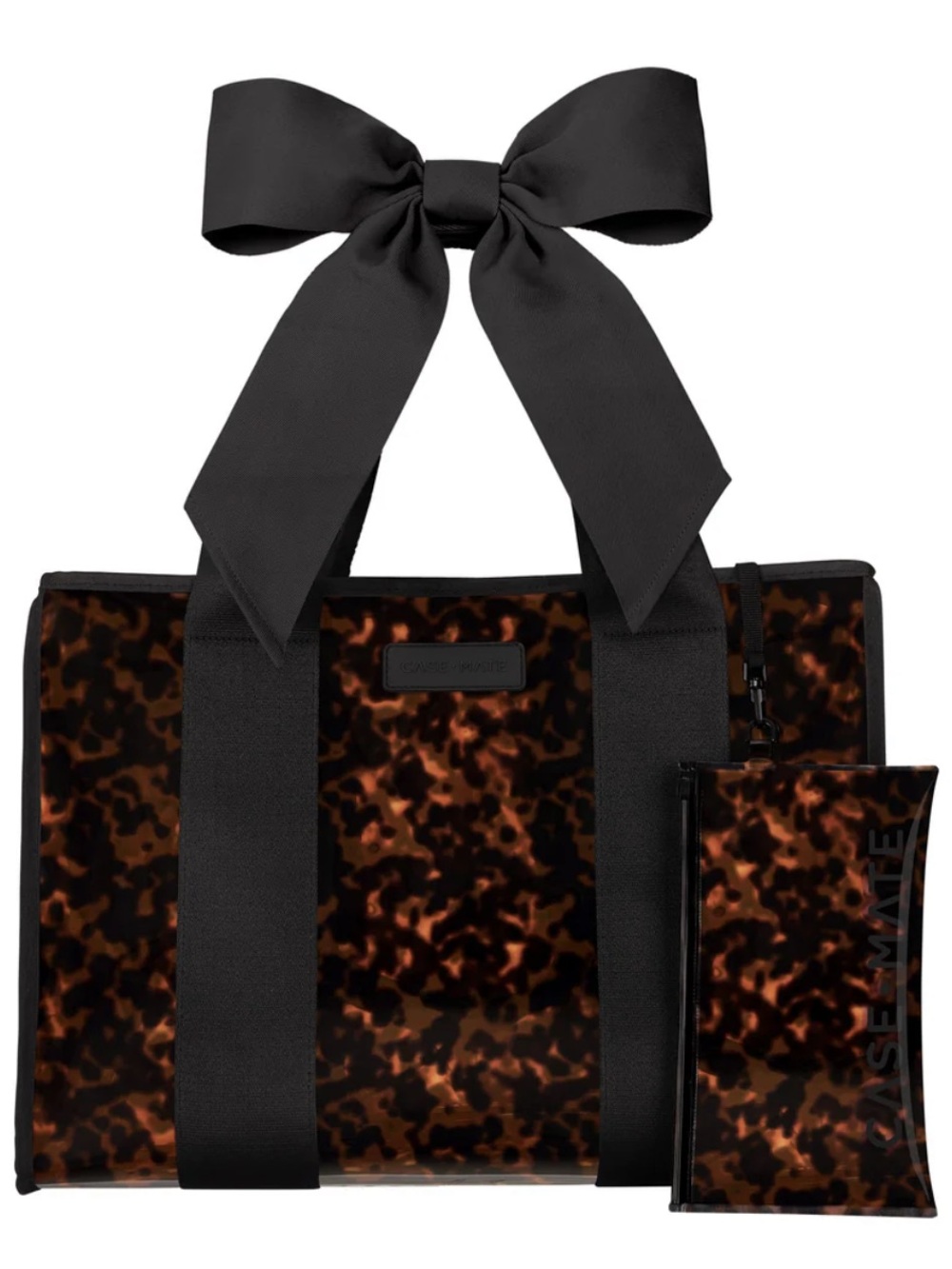 Case-Mate Tortoise Shell Jelly Tote Waterproof Beach Bag Cruise Gym Travel Tote